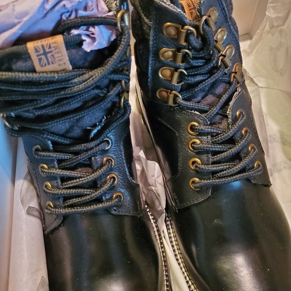 Black Ben Sherman Miller Boots in Black New - Picture 5 of 5